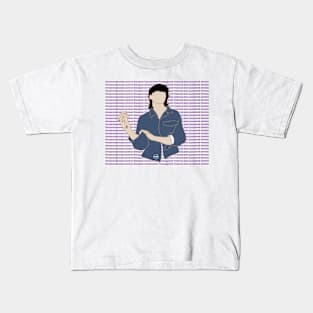 Jungkook bts silhouette design Kids T-Shirt